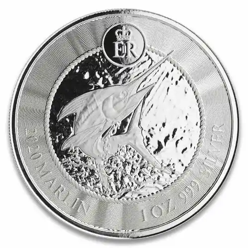 2020 Silver Cayman Islands Marlin - 1 oz