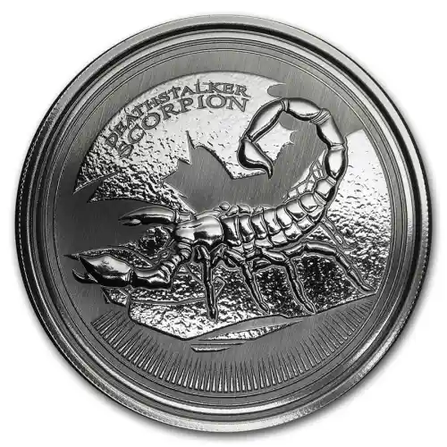 1 oz Republic of Chad Deathstalker Scorpion 2017