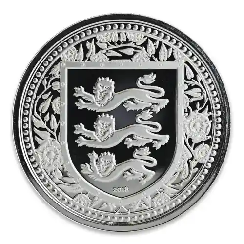 2018 Gibraltar Royal Arms of England Silver 1 oz BU