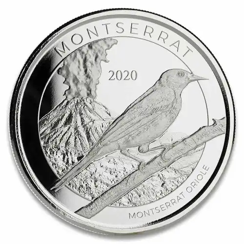 2020 EC8 Montserrat Oriole 1 oz Silver BU