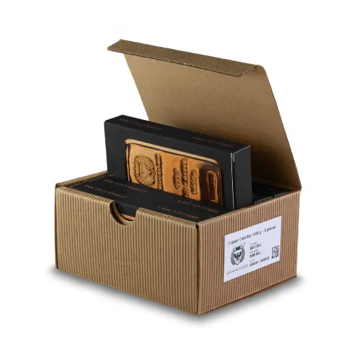 1 Kilo Germania Mint Copper Bar (Box of 5)