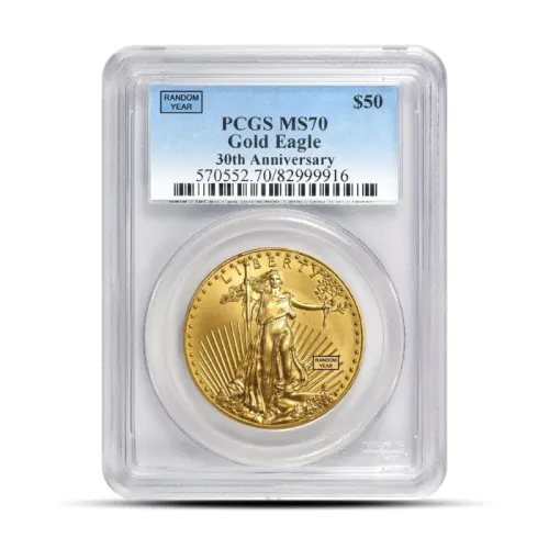 1 oz America Gold Eagle MS69 (Random Date, NGC or PCGS)