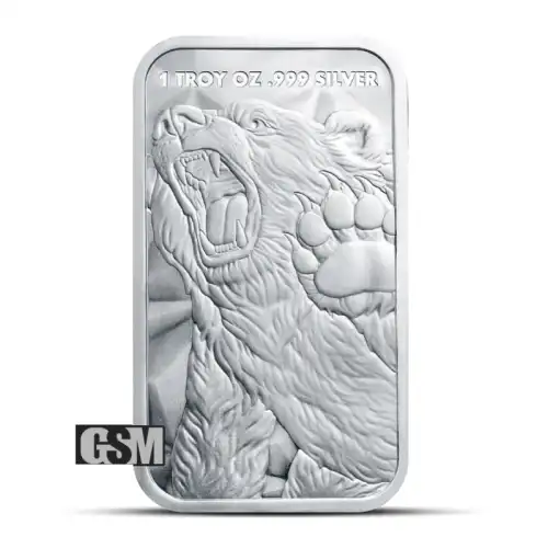 1 oz Bull and Bear Silver Round (GSM)
