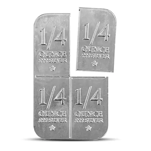 1 oz Come and Take It Divisible Silver Bar (4 x 1/4 oz)