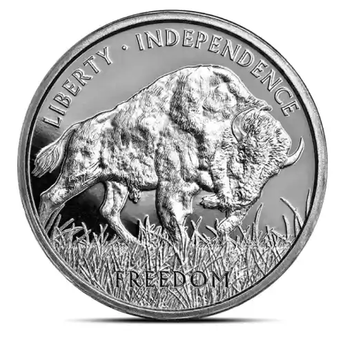 1 oz PAMP Buffalo Silver Round