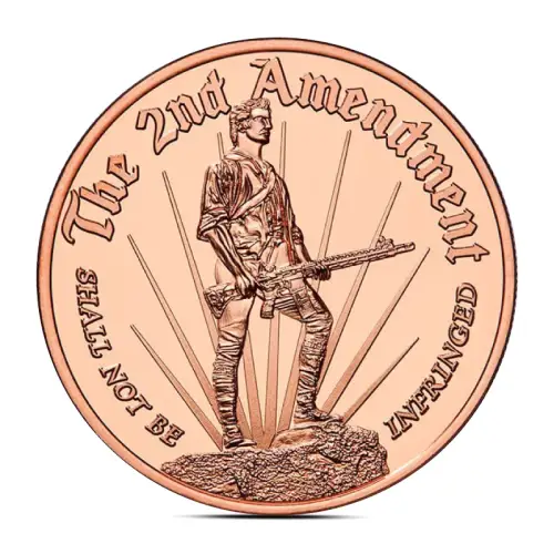 1 oz Second Amendment Copper Round