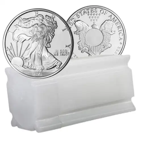 1 oz Sunshine Mint Walking Liberty Silver Round  (Tube of 20)