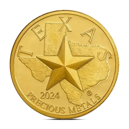 1 oz Texas Mint Gold Round