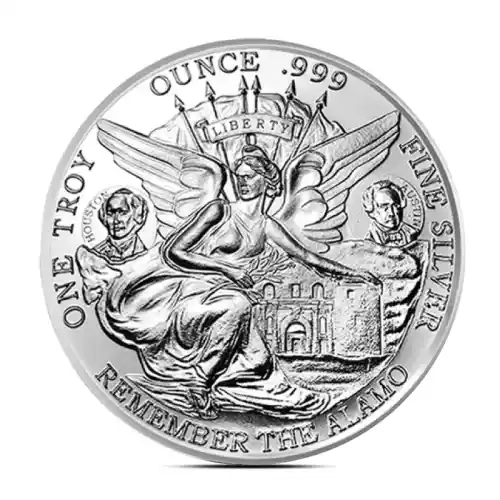 1 oz Texas Silver Round (GSM)