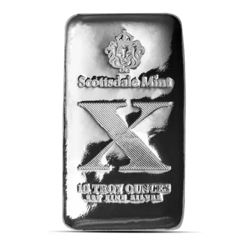 10 oz Scottsdale Imperium Collection X Silver Bar