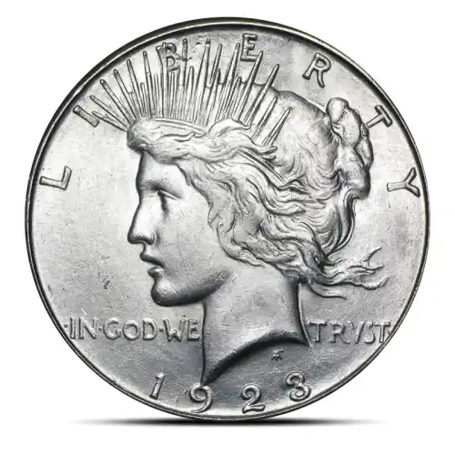 1923-S Peace Silver Dollar Coin (BU)