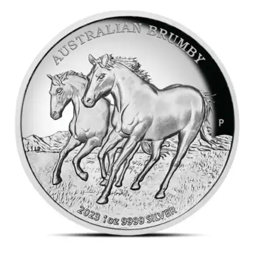 2023 1 oz Australia Brumby Silver Coin (BU)