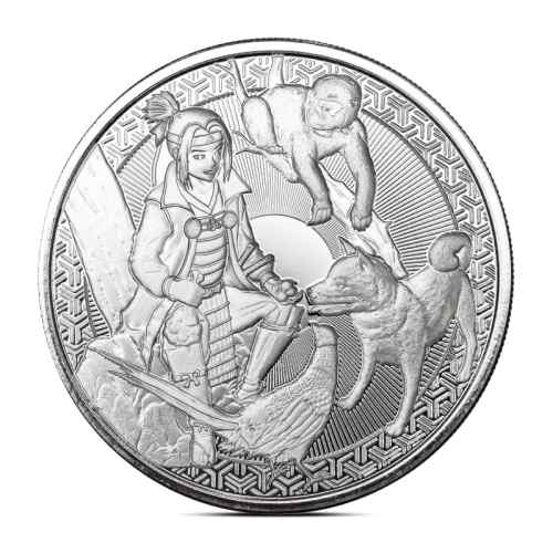 2023 1 oz MOMOTARO ANIME Silver Coin (BU)