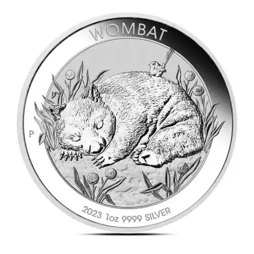 2023 1 oz Perth Wombat Silver Coin (BU)