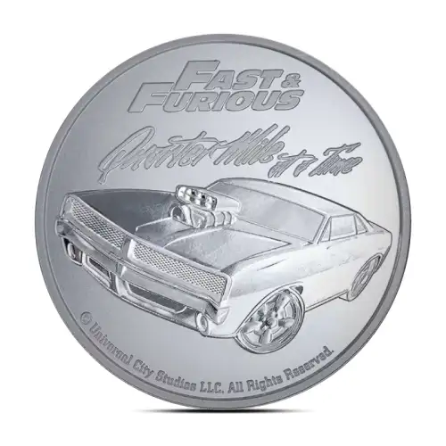 2023 1 oz Samoa Fast and Furious Silver Coin (BU)