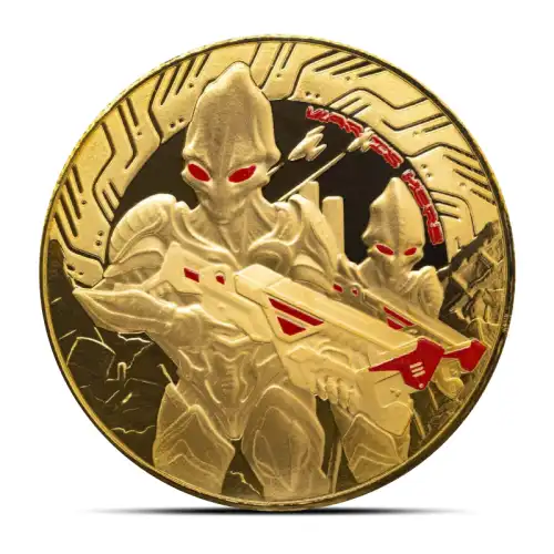 2024 1 oz Samoa Alien Gold Coin (Colored)