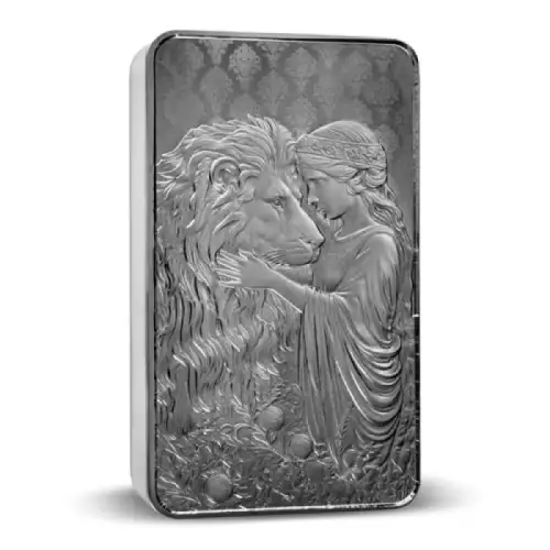 2024 100 oz Una and Lion Silver Bar