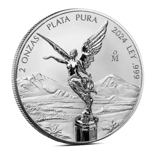 2024 2 oz Mexican Libertad Silver Coin (Reverse Proof)