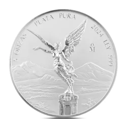 2024 5 oz Mexican Libertad Silver Coin (Reverse Proof)
