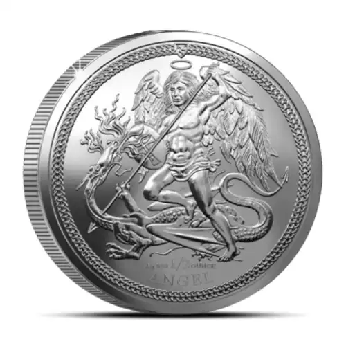 2024 1/2 oz Isle of Man The Angel Silver Coin (BU)