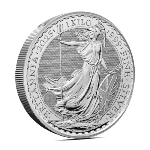 2025 1 Kilo British Britannia Silver Coin (BU)