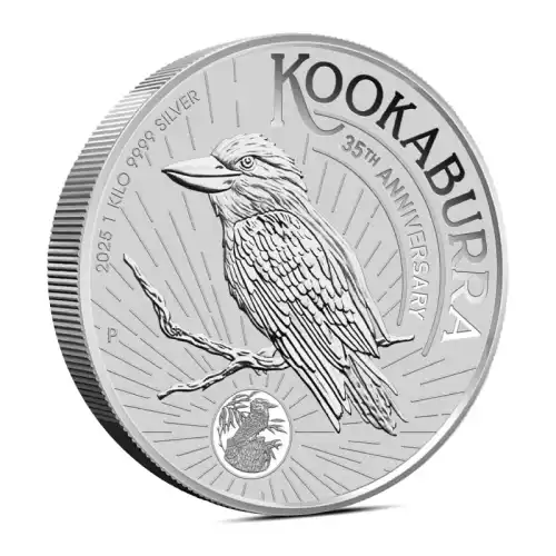 2025 1 Kilo Australian Kookaburra Silver Coin (BU)