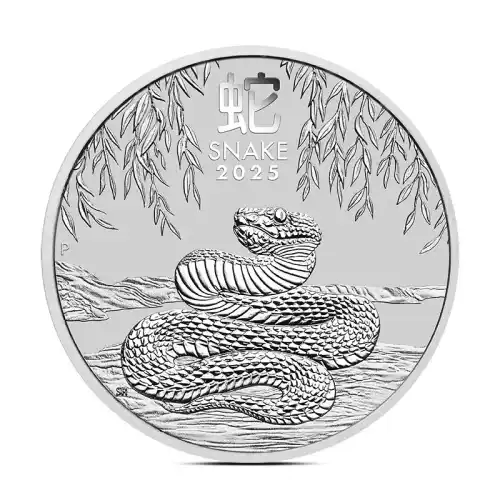 2025 1 Kilo Perth Lunar Year of the Snake Silver Coin (BU)