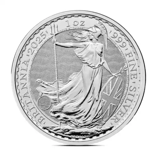 2025 1 oz British Britannia Silver Coin (BU)