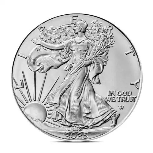 2025 1 oz American Eagle Silver Coin (BU)