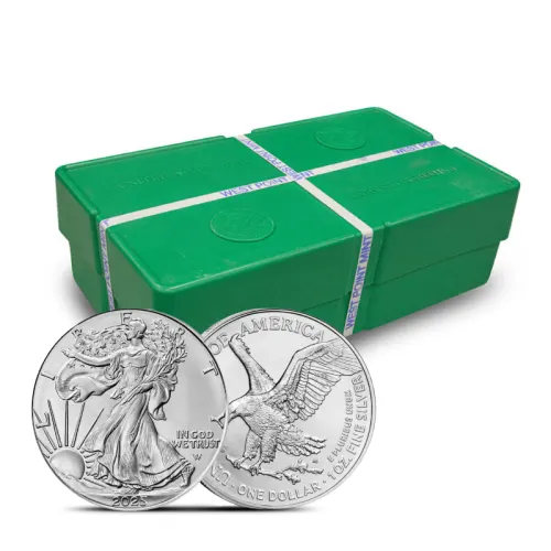 2025 1 oz American Silver Eagle Monster Box (500 Coins, BU)