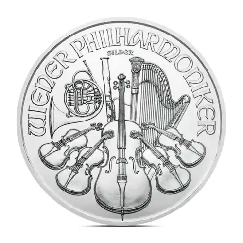 2025 1 oz Austrian Silver Philharmonic Coin (BU)