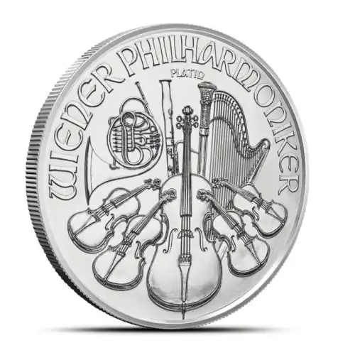 2025 1 oz Austrian Philharmonic Platinum Coin (BU)
