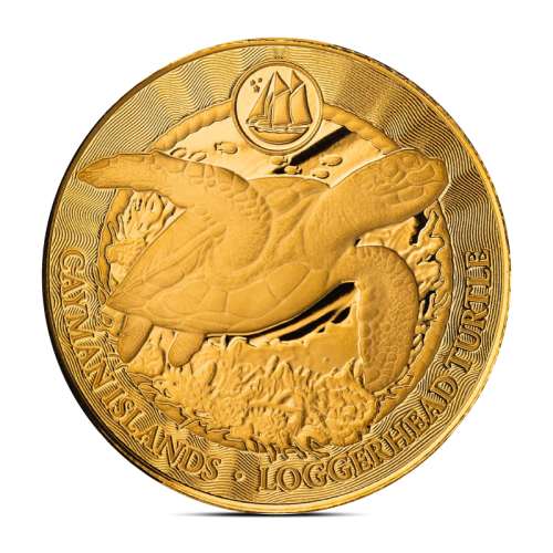 2025 1 oz Cayman Islands Loggerhead Turtle Gold Coin