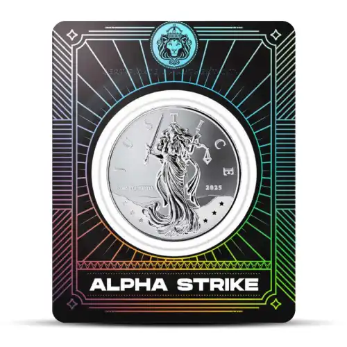 2025 1 oz Niue Lady Justice Silver Coin (Alpha Strike)