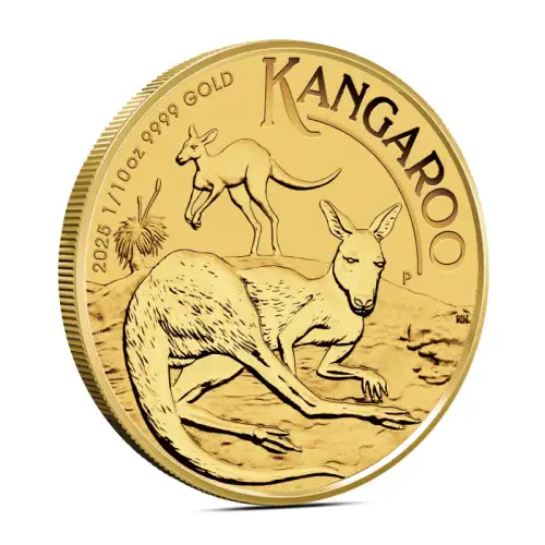 2025 1/10 oz Australian Kangaroo Gold Coin (BU)