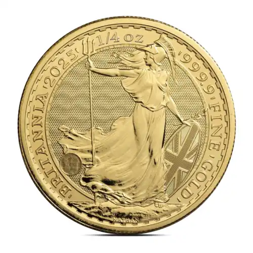 2025 1/4 oz British Britannia Gold Coin (BU)