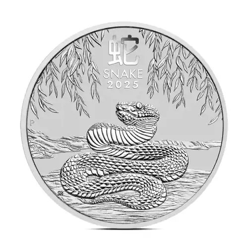 2025 5 oz Perth Lunar Year of the Snake Silver Coin (BU)