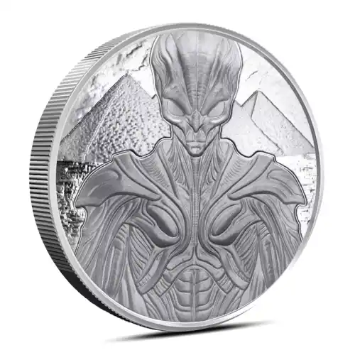 2025 5 oz Samoa Alien Silver Coin