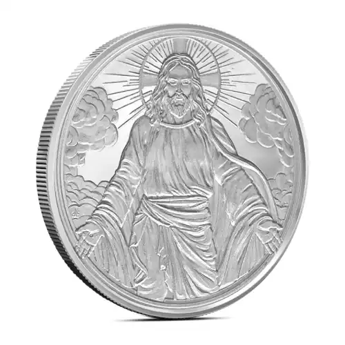 2025 1 oz Shield Christ is Coming Silver Round (BU)