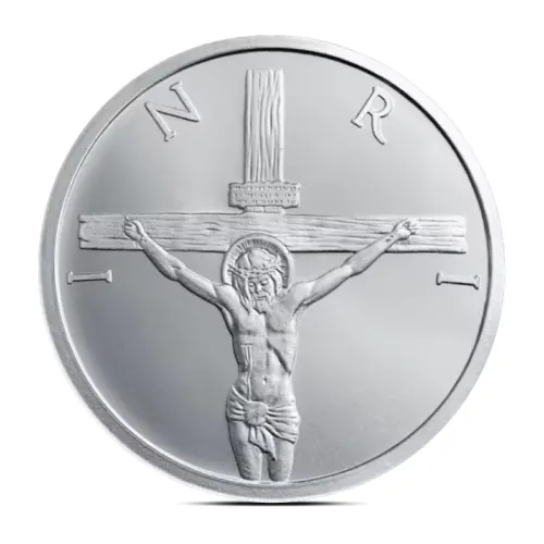2025 1 oz Shield Crucifixion Silver Round (BU)