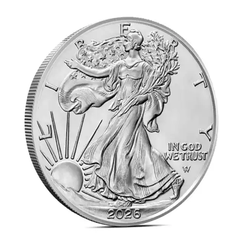 2026 1 oz American Eagle Silver Coin (BU)