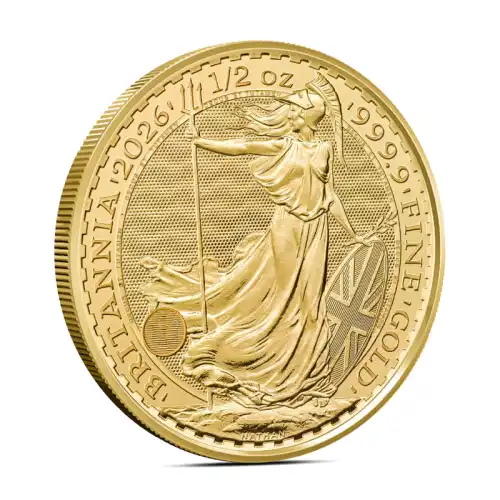 2025 1/2 oz British Britannia Gold Coin (BU)