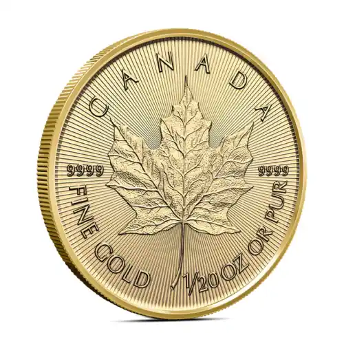 2026 1/20 oz Canadian Maple Leaf Gold Coin (BU)