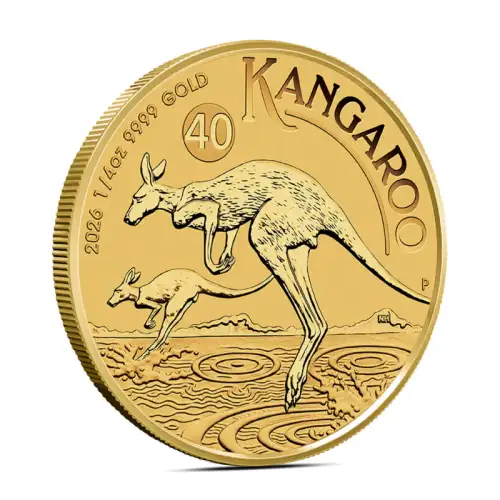 2026 1/4 oz Australian Kangaroo Gold Coin (BU)