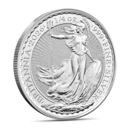 2026 1/4 oz British Britannia Silver Coin (BU)