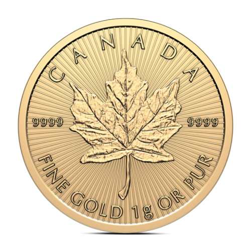 2026 25 Gram Canada Maple Leaf Gold Coin (25x1 Gram)