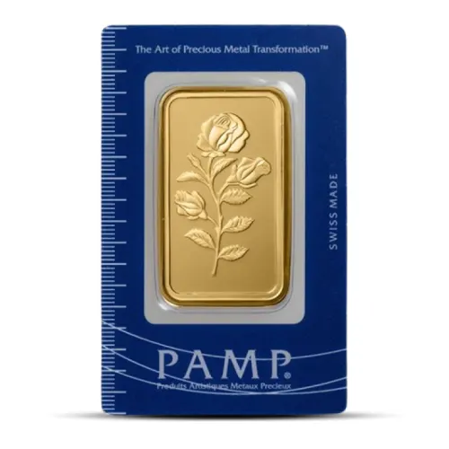50 Gram PAMP Rosa Gold Bar