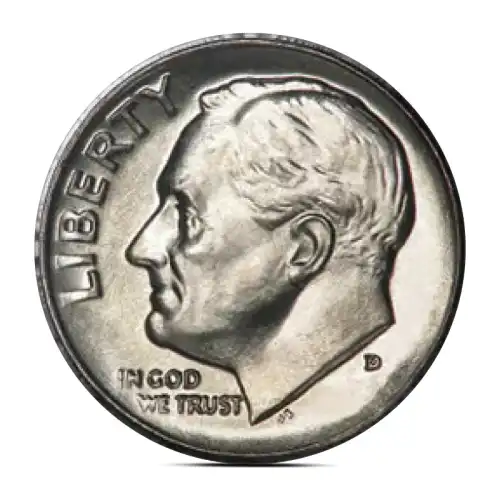 90% Silver - $0.10 FV Roosevelt Dimes Circulated/Junk