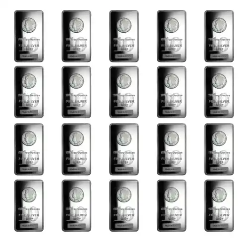 Highland Mint 10 oz Morgan Silver Bar - Lot of 20