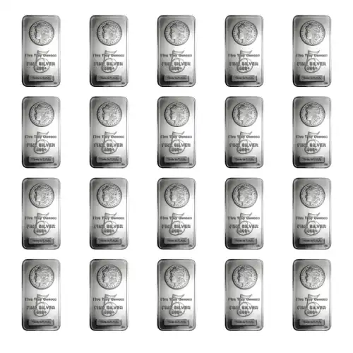 Highland Mint 5 oz Morgan Silver Bar - Lot of 20